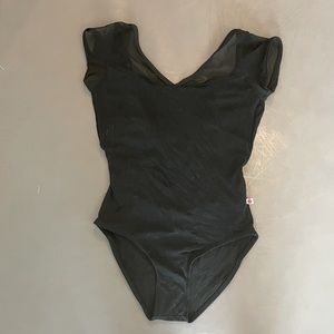 Black “Masha Mesh” Yumiko leotard